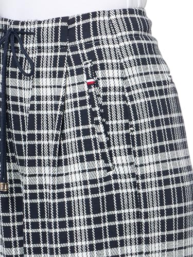 Tommy Hilfiger Women's Pleated Wide Leg Printed Sportswear Bottoms3