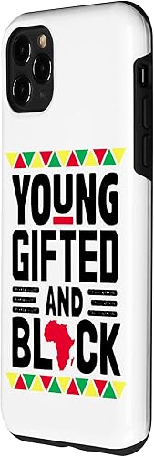 Miniatura 5 de iPhone 1212 Pro Young Gifted And Black African Pride Black History Month Case