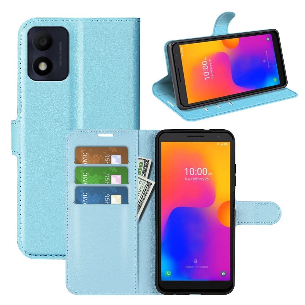 Coque pour Alcatel 1B 2022 5.5 + 2 Pack Verre Trempé - Fille papillon TPU Doux Silicone Bumper