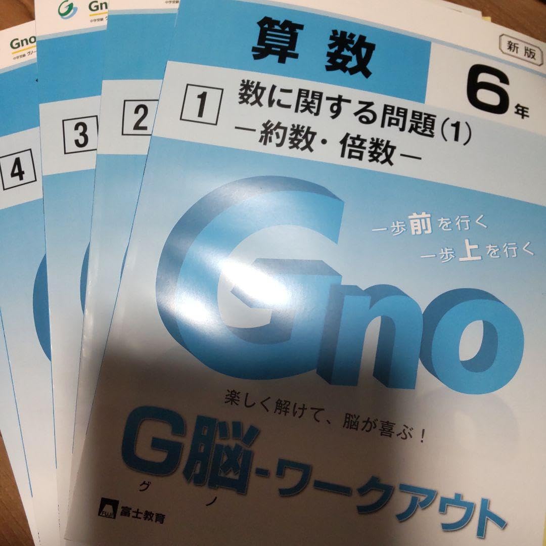 グノーブルの G脳ワークアウト (No.1〜No.20) 6年生の算数セット