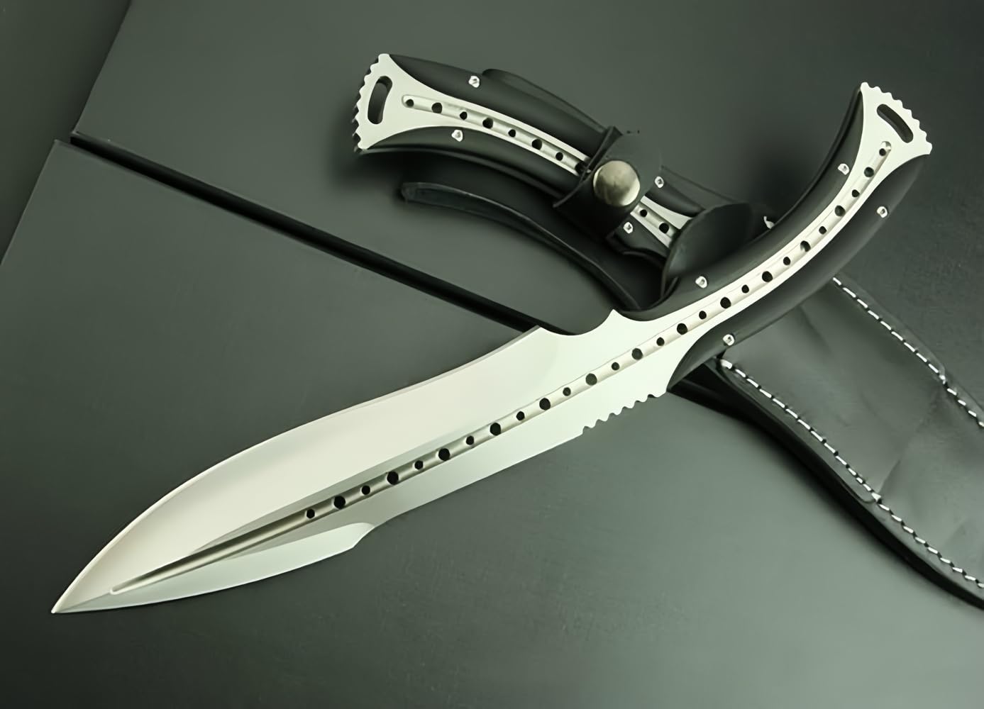 FARDEER Knife DT17 Coltello da Caccia all'aperto di Alta qualità Coltello da Sopravvivenza Coltello da Cintura per Esterni