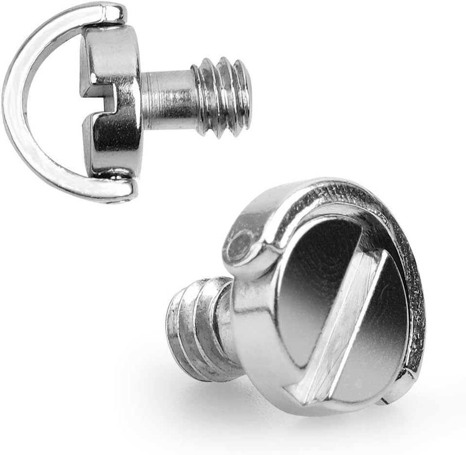 ChromLives 1/4” DRing Camera Quick Release Screw Tripod Screw Adapter