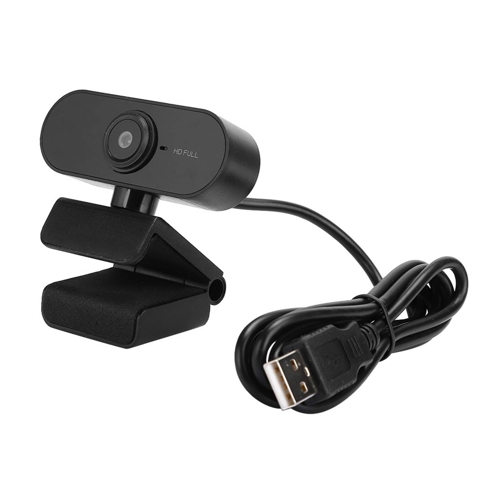 Ymiko 1080P HD Computer Webcam with Microphone USB Camera for Video Call Desktop Plug and Play Online Teaching Black (Black)-image-38