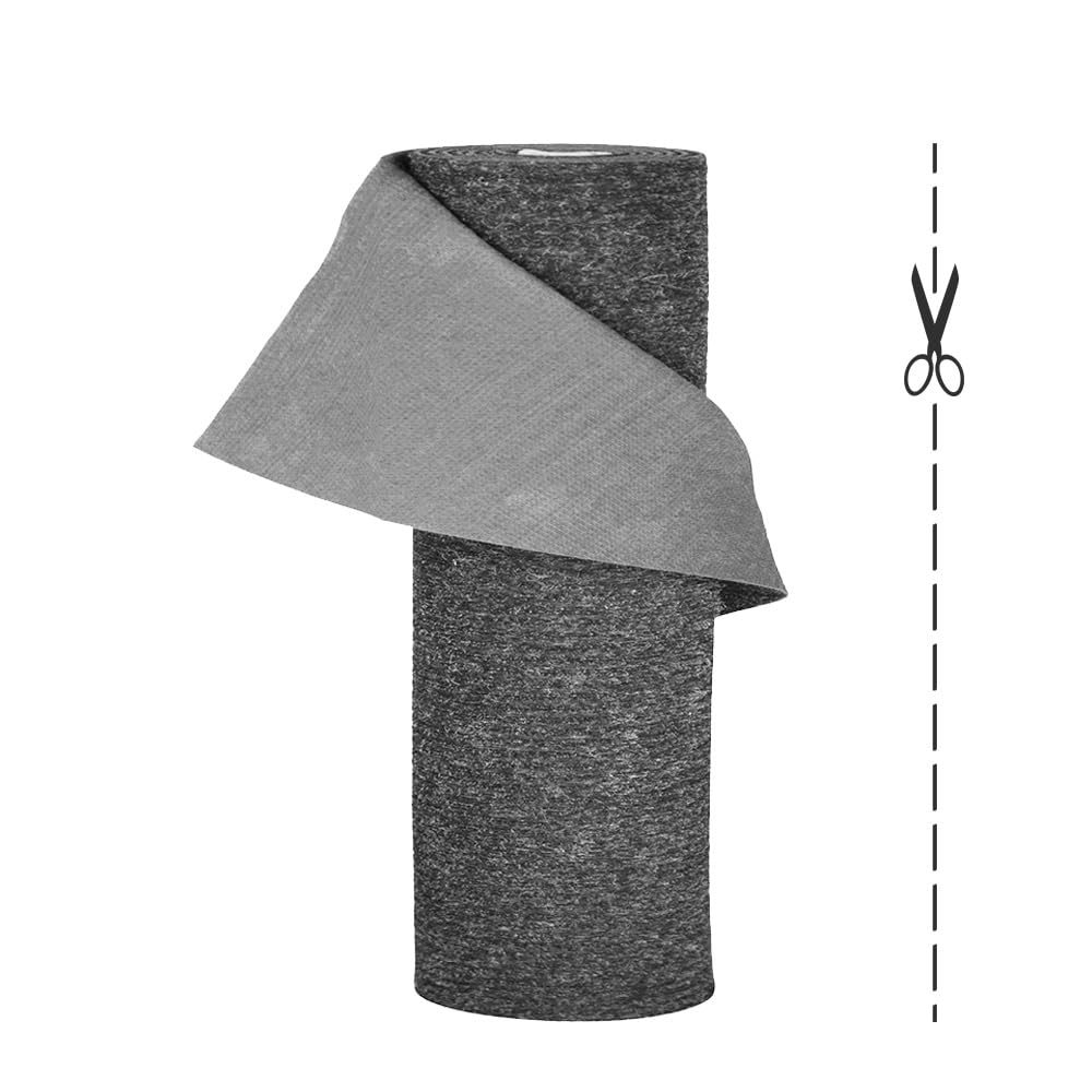 OLIVO.shop Passatoia Antiscivolo Ingresso al Metro Tappeto Moquette Multiuso Tappeto Ingresso Interno Esterno Rotolo Tappeto Corsia Effetto Moquette al Metro TRAFFIC GRIGIO (1x5 MT)