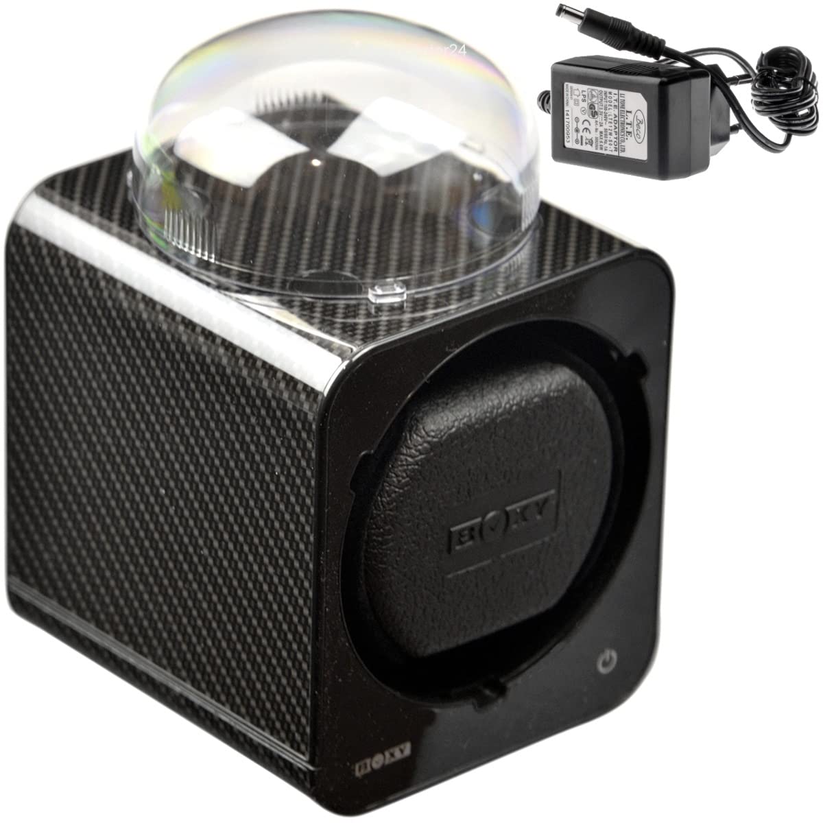 BECO BOXY FANCY PRO1 CARBON 2024 Motion Showcase z 2 poduszkami i 1 zasilaczem - rozszerzalny i układany w stosy system