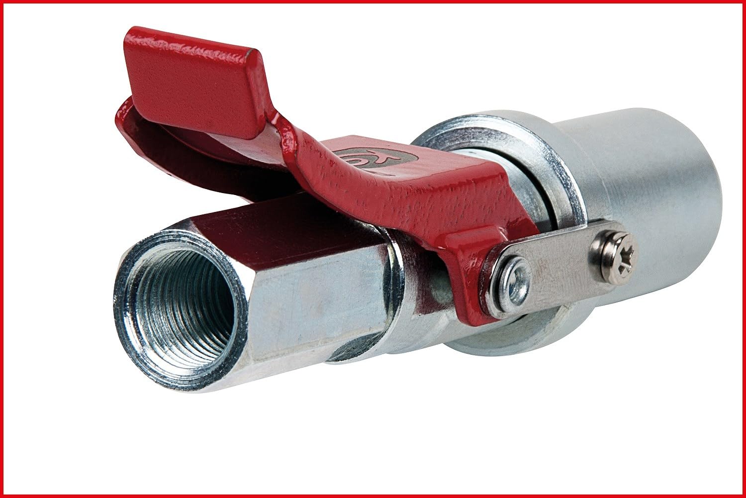 KS Tools 980.1108 Acople rápido Quick-Lock para pistolas de engrase, 1/8"