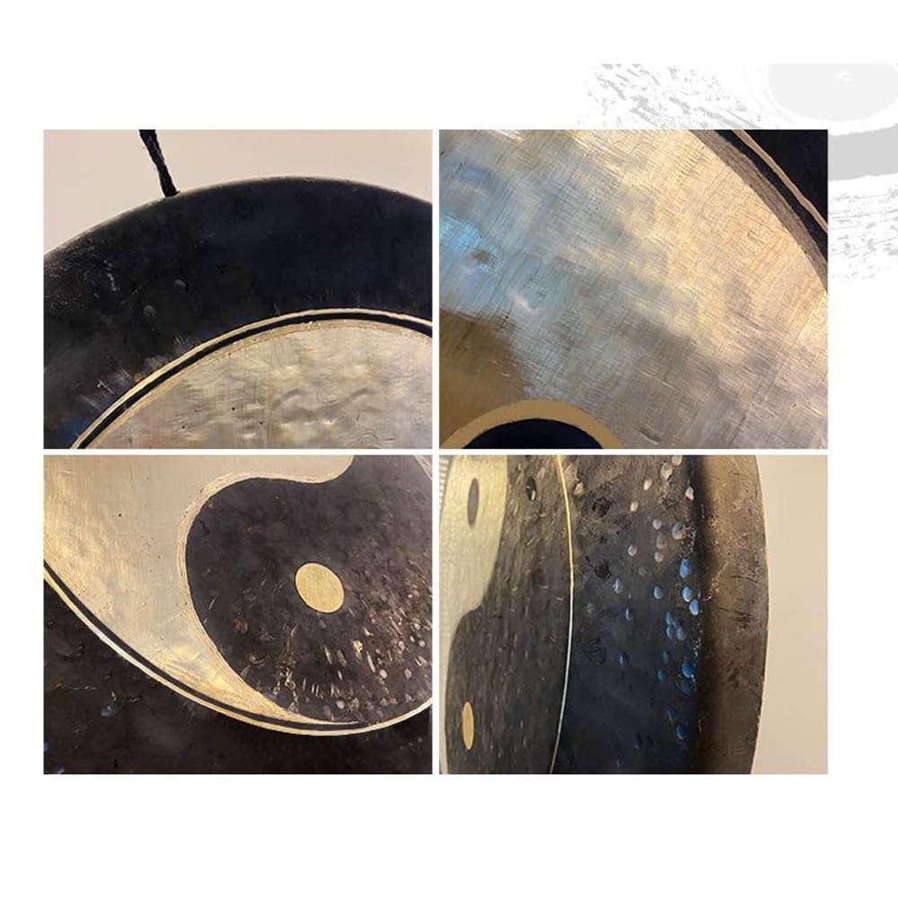 Gong Gładki Wiatr, Gong Terapia Dźwiękiem, Duża Dekoracja, Ręcznie Robiony, Relaksująca Medytacja, Terapia Dźwiękiem Jogi, Instrument Do Kąpieli Z Gongiem, Odpo(28 Cali)