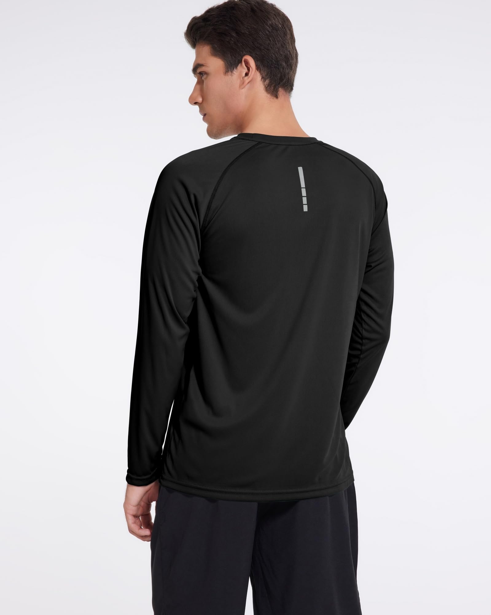 T-Shirts à Manches Longues Rashguard UPF 50+ Anti UV Homme T-Shirt de Sport Séchage Rapide Maillot de Bain Hauts T-Shirts de Pêche pour Hommes - 2