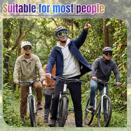 Image of Chicingyou 6 Set Ski Goggles with Masks, Motorcycle Dirt Bike Atv Motocross Goggles UV Protection Dustproof for Men Women