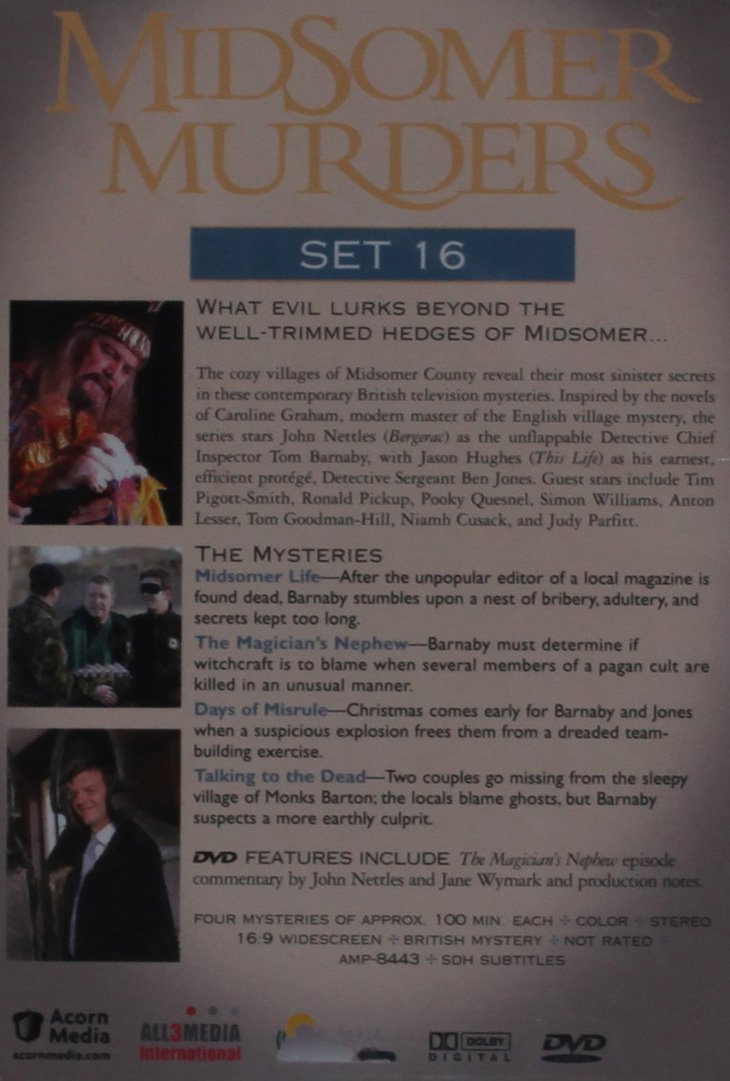 Midsomer Murders: Set 16 (Midsomer Life / The Magician's Nephew / Days of Misrule / Talking to the Dead)
