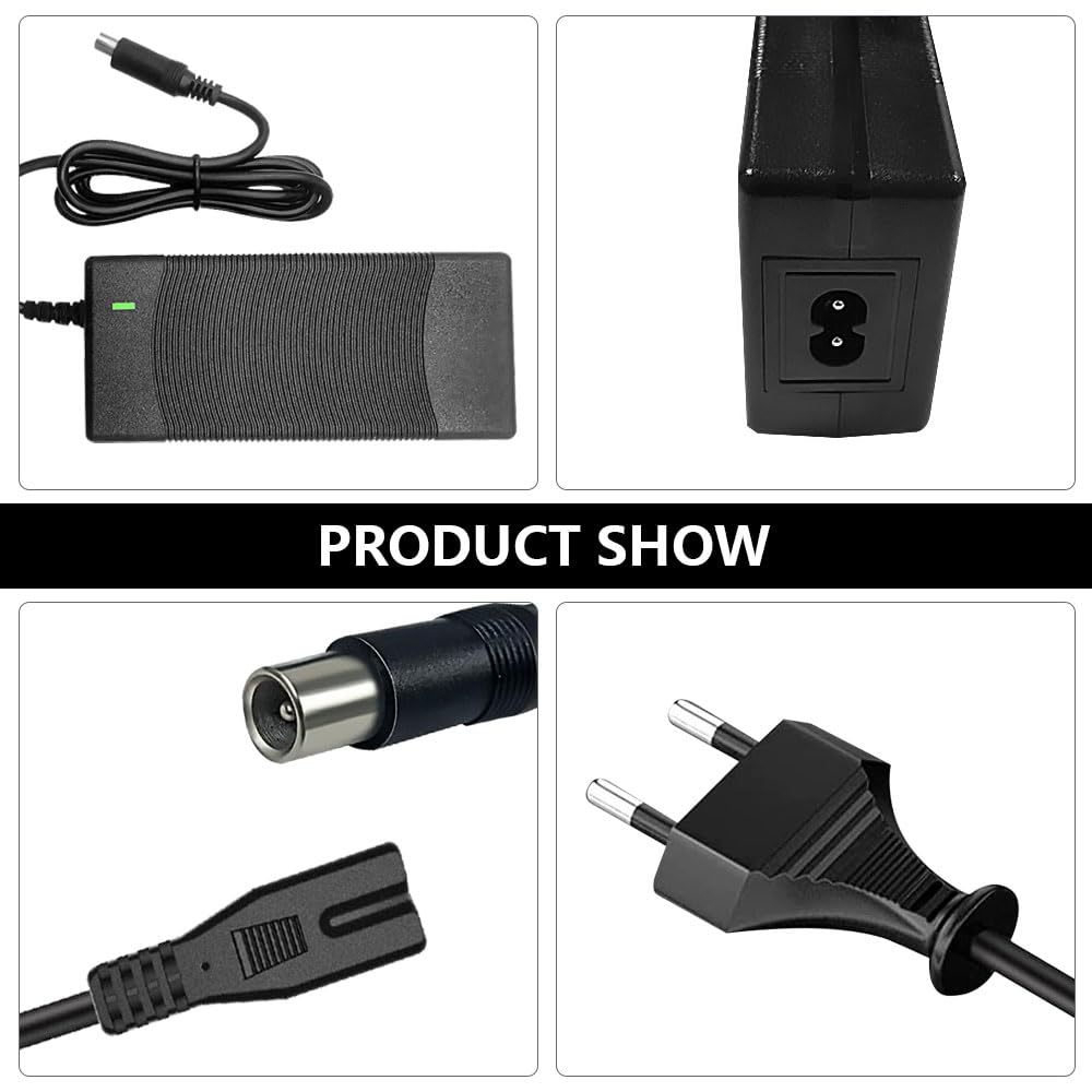 Chargeur 42V 2A Pour Trotinette Électrique - Compatible Xiaomi M365 Ninebot - 3 Broches Avec Ventilateur - FRCNOCO