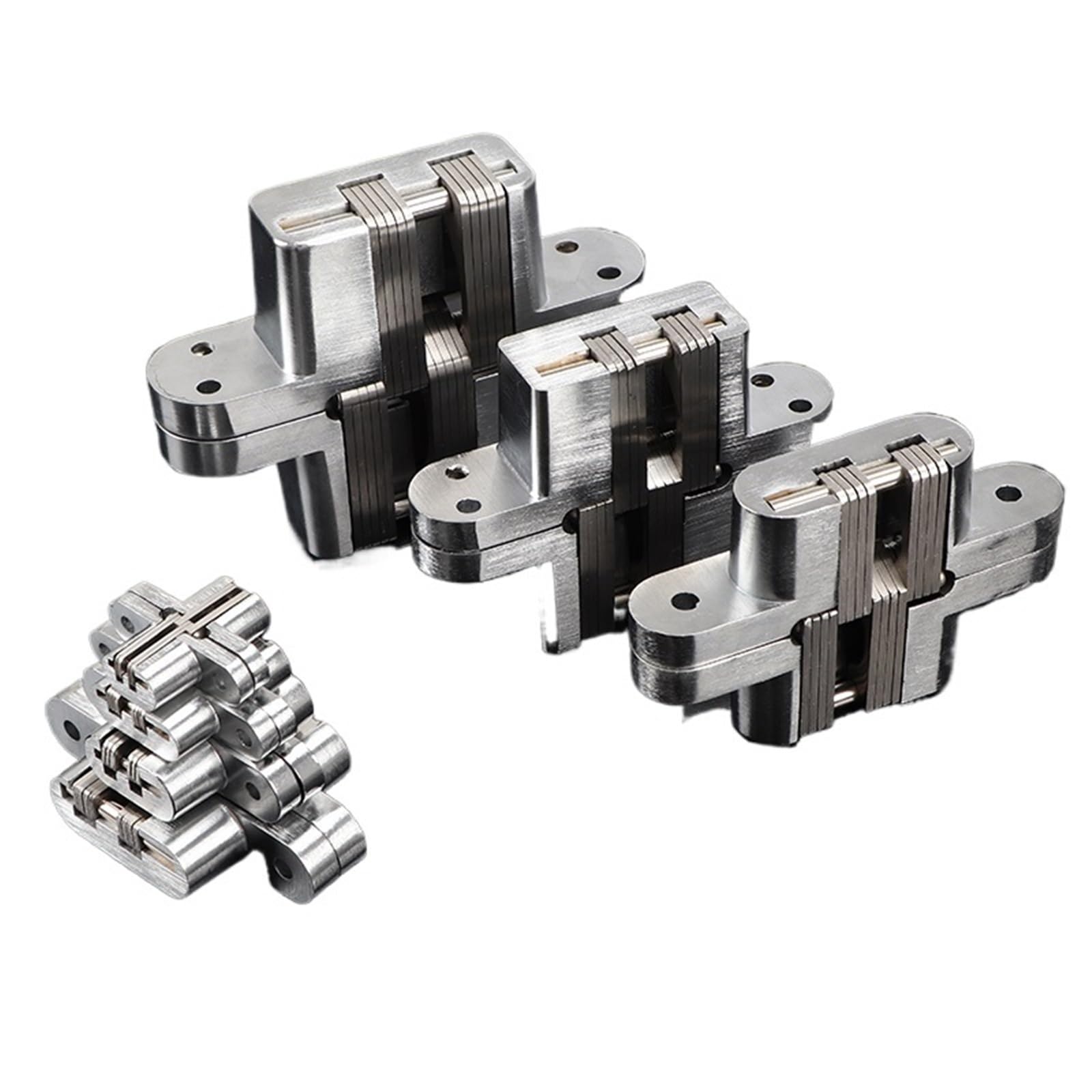 Kdhcvkz 28*118 1Pcs Invisible Hinge Hidden Folding Wooden Door Hinge(28 * 118)