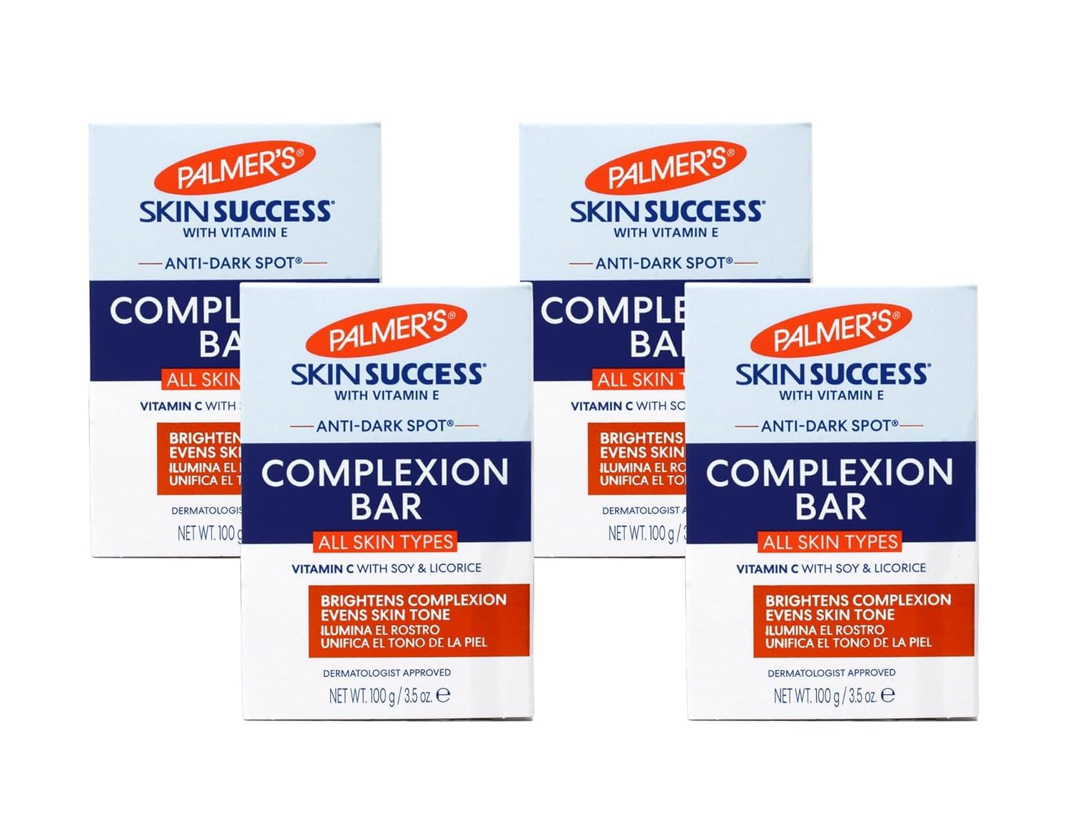 Palmer's Skin Success Anti-Dark Spot Complexion Bar, 3.50 oz (Pack of 4)