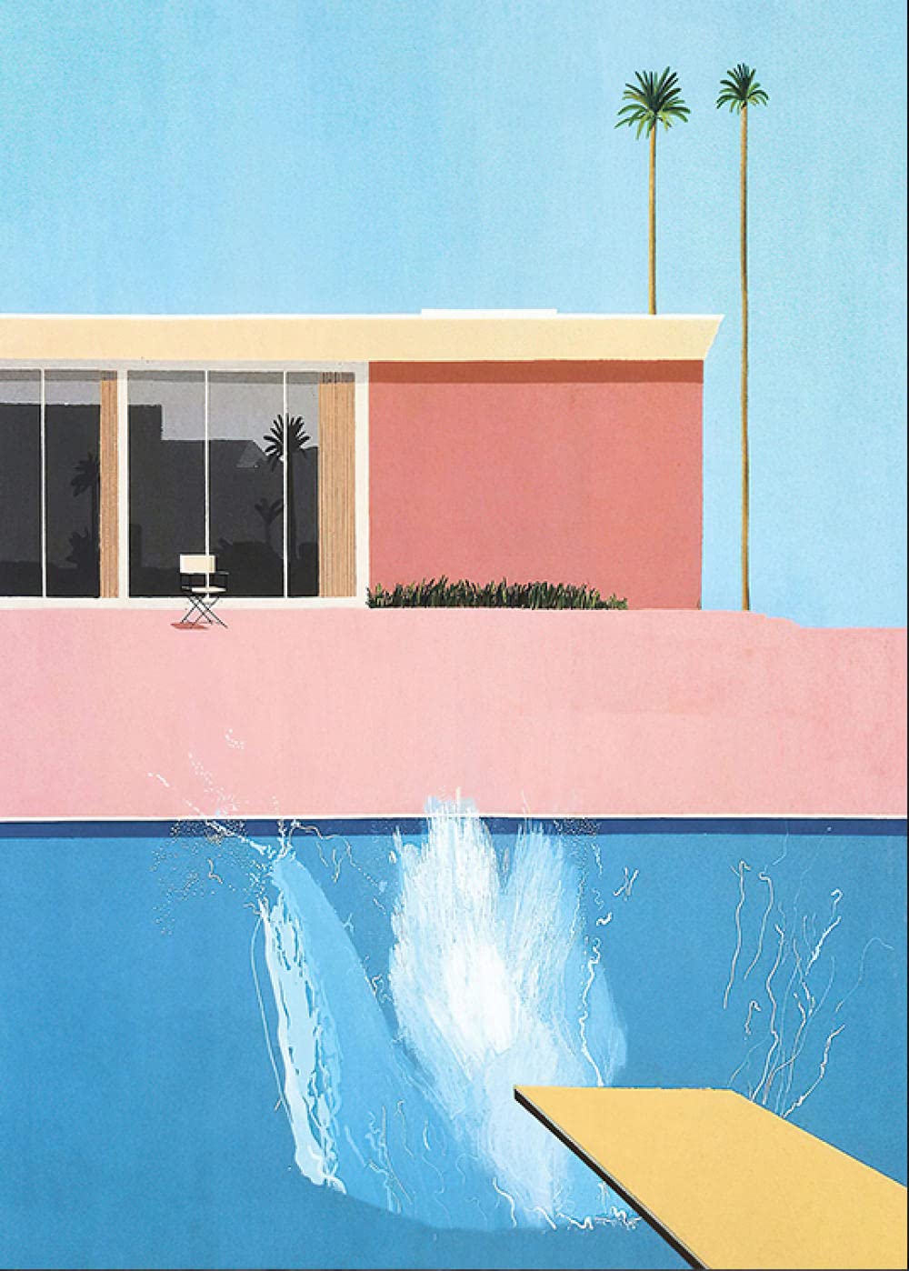 デイヴィッド・ホックニー ポスター フレーム プール スプラッシュ アート 北欧 Pool and Steps, 1971 ポスター + オーダーフレーム
