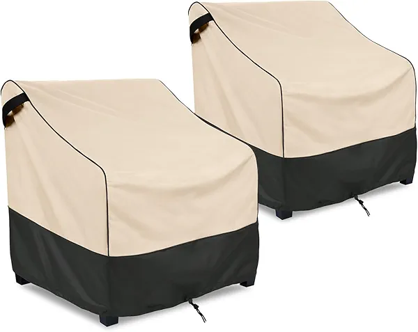 FORSPARK Waterproof Patio Furniture Covers Heavy Duty, Outdoor Chair Cover 2 Packs Fits up to 38 W x 31 D x 29 H Inches