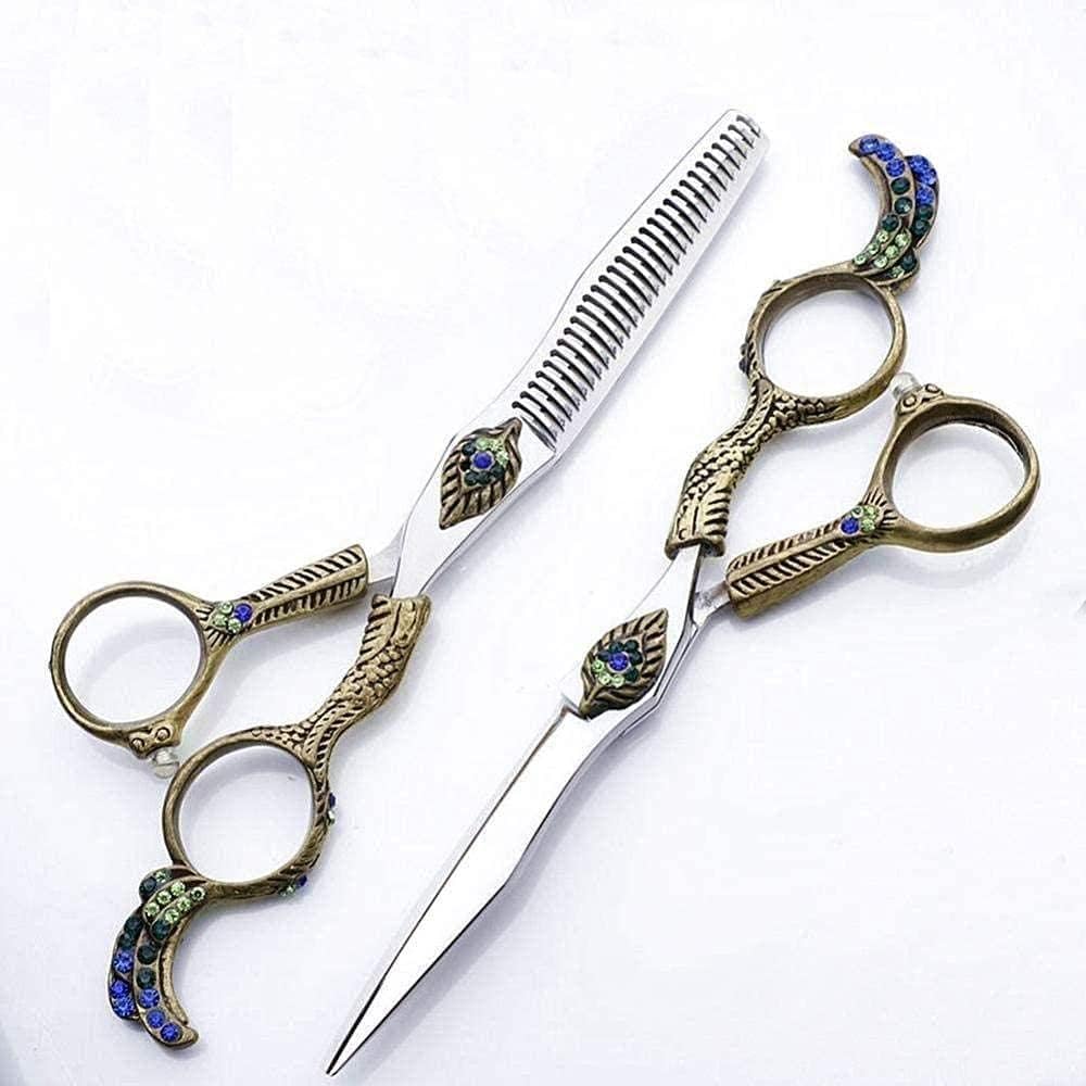 Hairdressing Scissors For Pets 20 3 Cm Red Salon Barbers Or Home Use