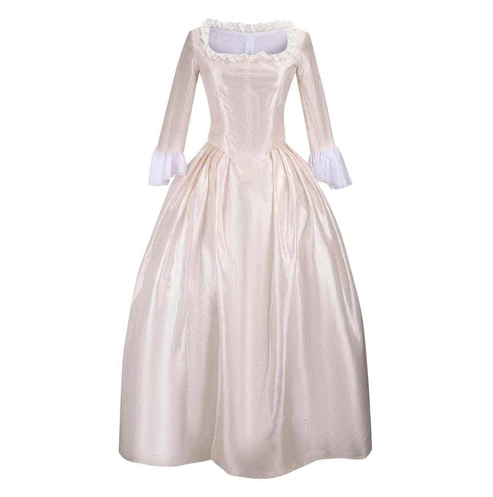 Hamilton Elizabeth Schuyler Angelica Peggy Colonial Women Royal Retro Musical Dress Victorian Ball Gown Maiden Costume