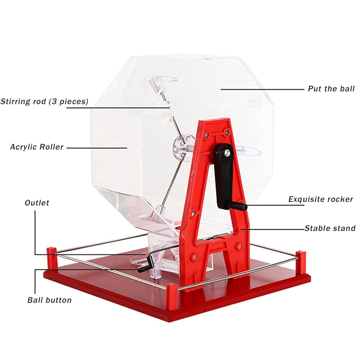 Máquina automática de dibujo de lotería para divertidos juegos de beber para adultos, perfecta para bares, karaoke, reuniones familiares y fiestas al aire libre