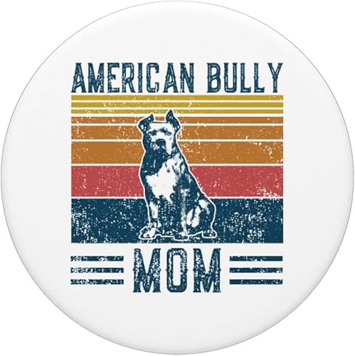 Miniatura 3 de Perro American Bully Mom - Vintage American Bully Mom PopSockets intercambiables PopGrip