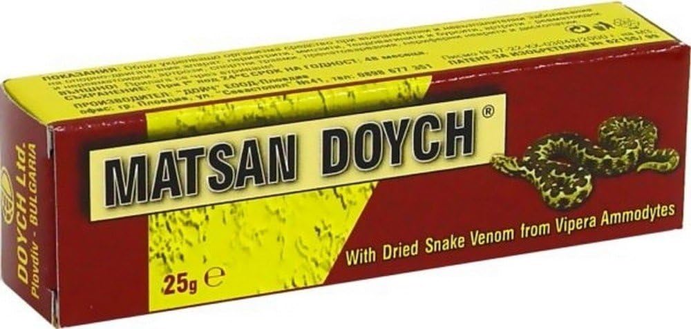 MATSAN DOYCH 50g Cream / Gel with DRY VIPER VENOM - RELIEVE PAIN, INFLAMMATION- ARTHRITIS