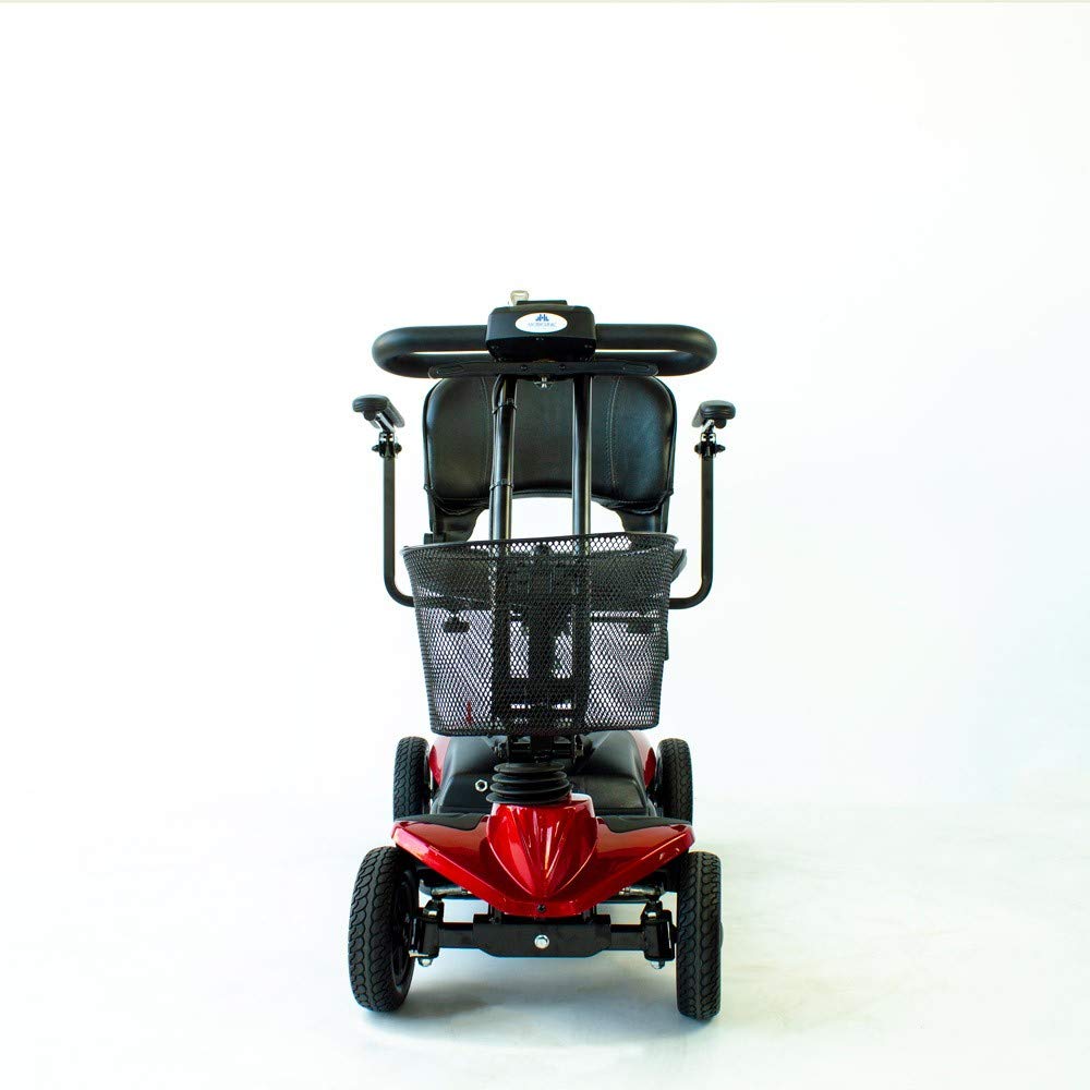 Mobiclinic®, Vehículo para Personas con Movilidad Reducida, Auton. 10km, Motor 250w, Hasta 135kg, Ruedas antivuelco, Velocidad 6.4 km/h, Asiento giratorio, Altura y manillar ajustable, Virgo