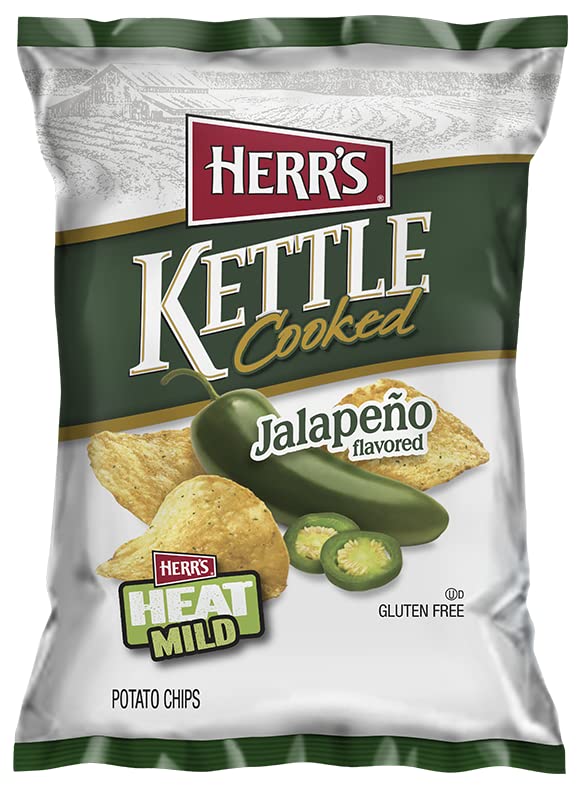 Jalapeno Kettle Potato Chips by HERR'S – (24) 2.5 OZ.