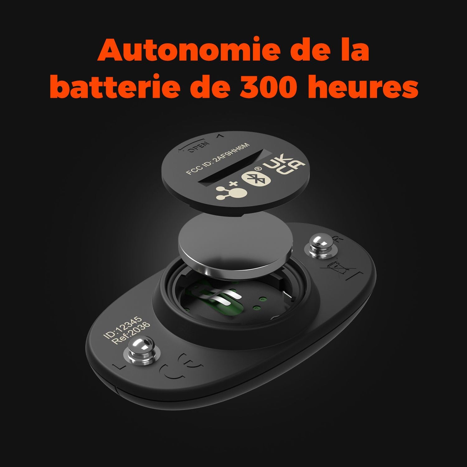 COOSPO H6 Capteur de Frequence Cardiaque Bluetooth Ant+, Moniteur Frequence Cardiaque ECG/EKG, Compatible avec Wahoo, adidas, Coosporide, Polar Beat, Kinomap et Plus Encore