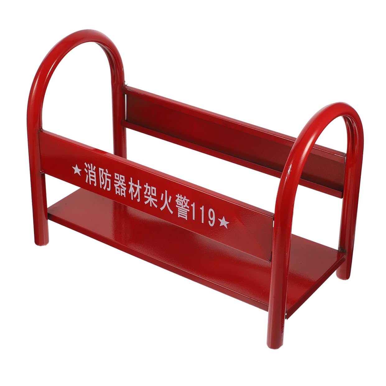 Soporte de Hierro para Extintor de Polvo Rojo de 4 Kg Base Reforzada para 2 Extintores de 2-4 Kg Soporte de Suelo Estable para Almacenamiento Organizado y Seguridad contra
