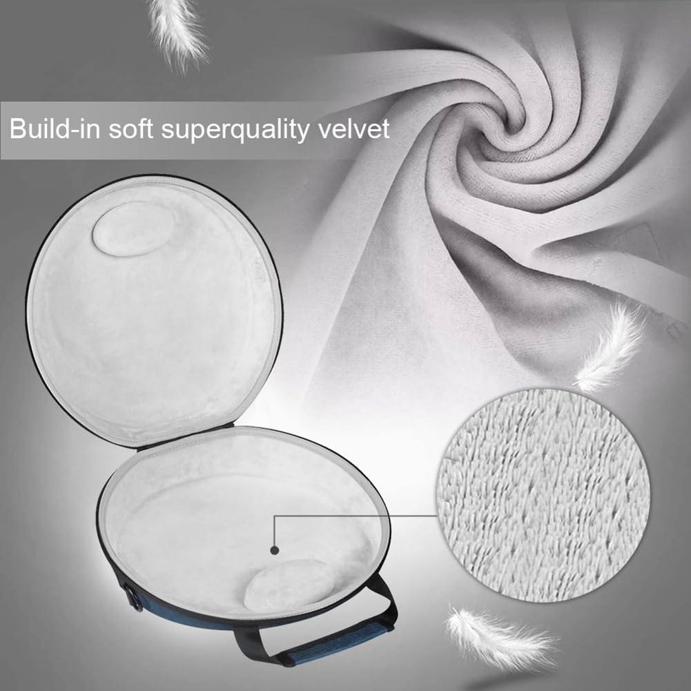 AZURAOKEY Travel Case for Harman Kardon Onyx Studio 5/6 Speaker Carrying Handbag, EVA Hard Carrying Case Travel Storage Bag with Hard Charger Bag for HK Onyx Studio 5/6 Wireless Speaker