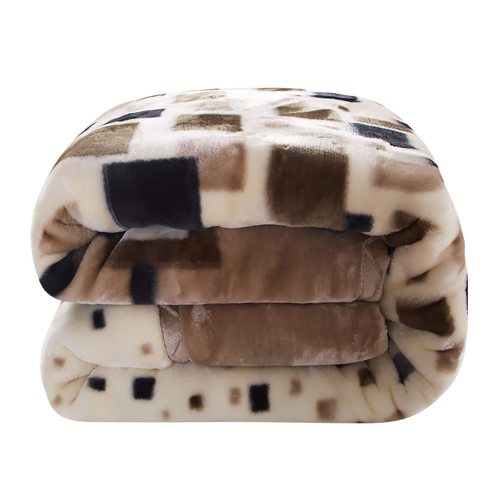 GSDJU Soft Raschel blanket, large and fluffy, Super Warm for Winter