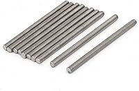 Vista 10 de uxcell M3 x 2.362 in 0.020 in Pitch 304 Varillas totalmente roscadas de acero inoxidable barra 10 piezas