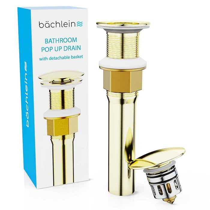 Buy Bächlein bathroom sink drain without overflow sink stopper with