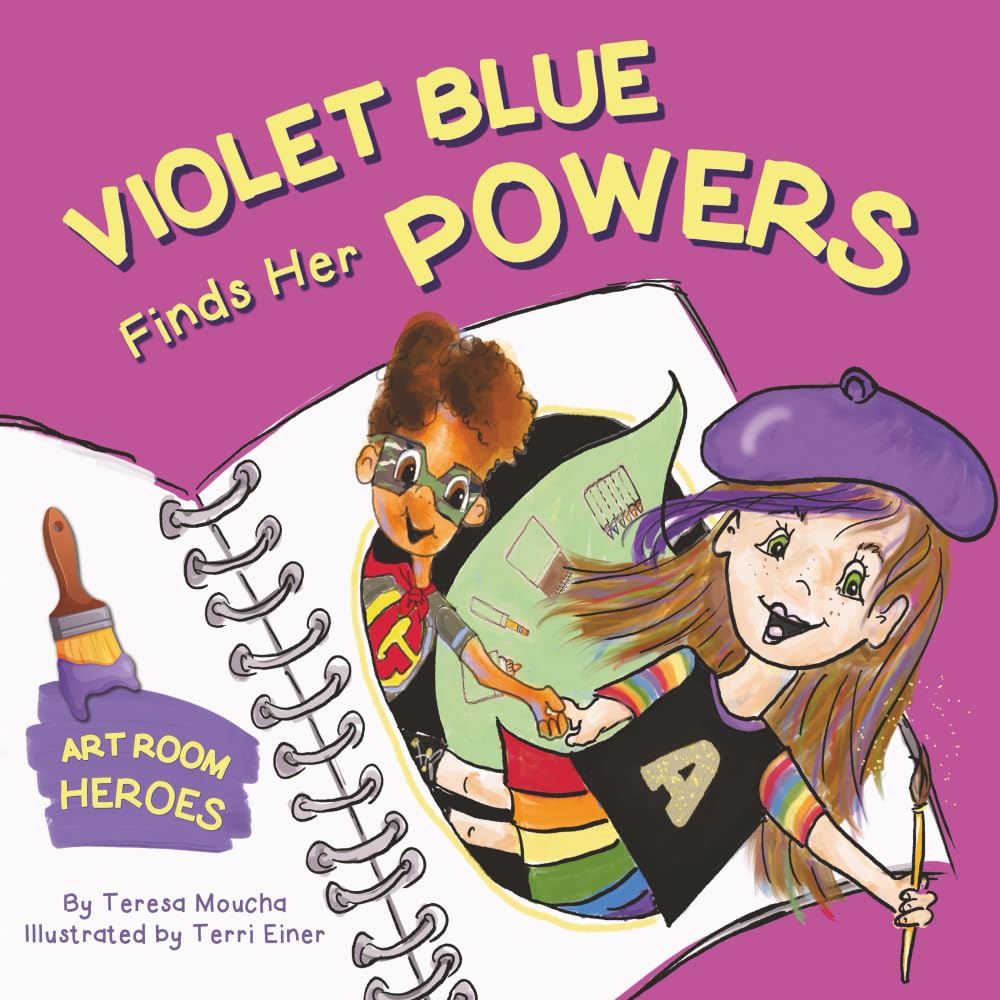 Violet Blue Finds Her Powers: Art Room Heroes      Paperback – February 6, 2026