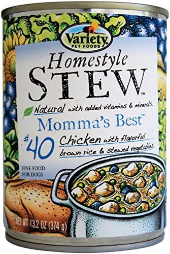 Variety Homestyle Recipes Stew Momma'S Best With Chicken Natural Dog Food, 12/13.2-Ounce