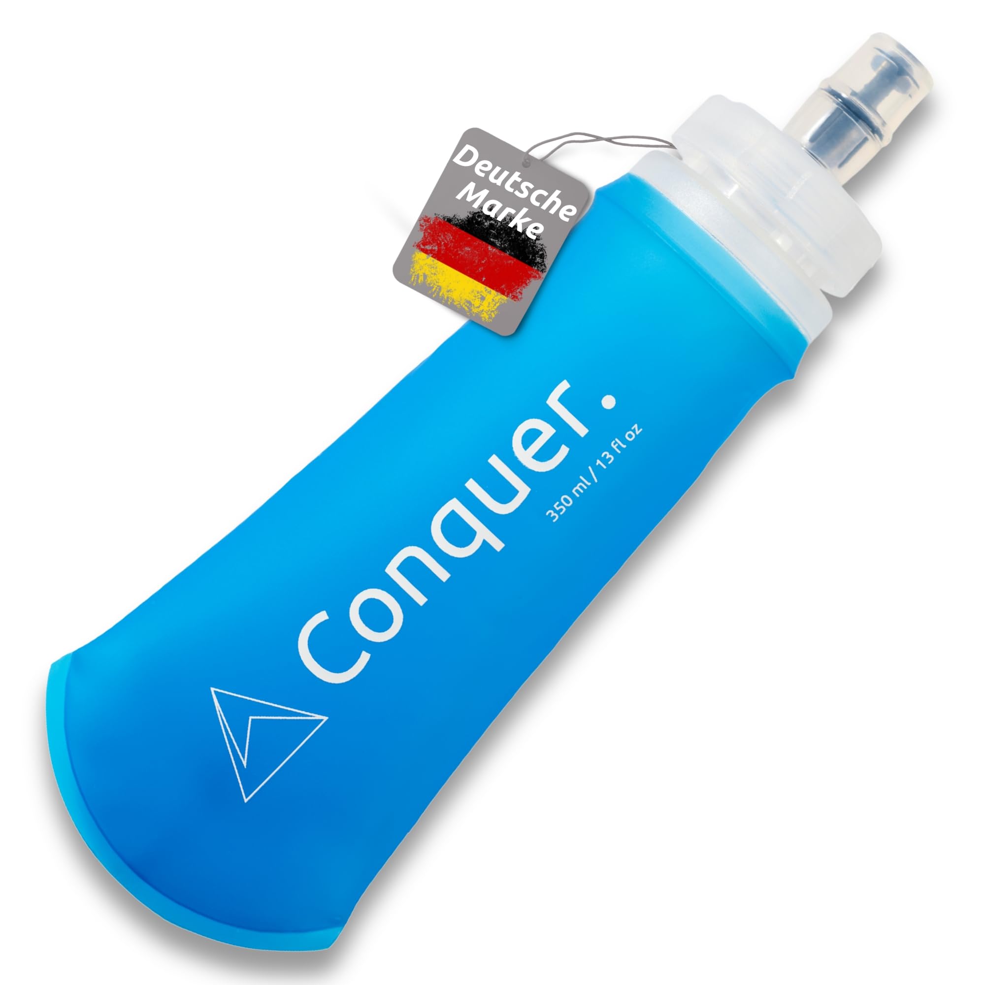 Bearactive Leichte Laufwasserflasche 500 Ml – Faltbar, BPA-frei, Auslaufsicher Für Sport & Outdoor