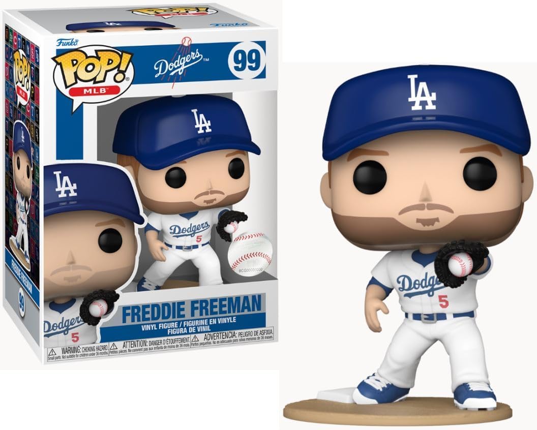 Amazon.com: POP MLB: Dodgers - Freddie Freeman Funko Vinyl Figure