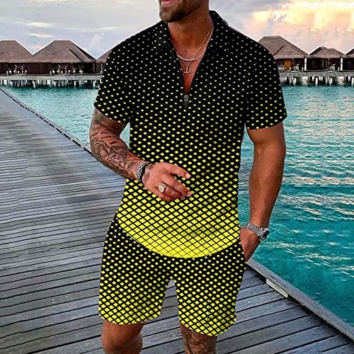 Men's 2 Piece Tracksuit Set Compression Shirt Pants Skin-Tight Quick Dry Fitness Tracksuit Gym Yoga Suits Hippie Outfit Cabana Wear(Purple,Medium) #TOP4