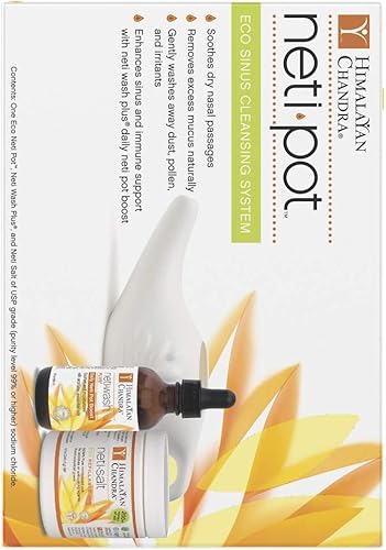 Miniatura 3 de Himalayan Chandra ECO Neti Pot Kit de inicio completo del sistema de limpieza sinusal