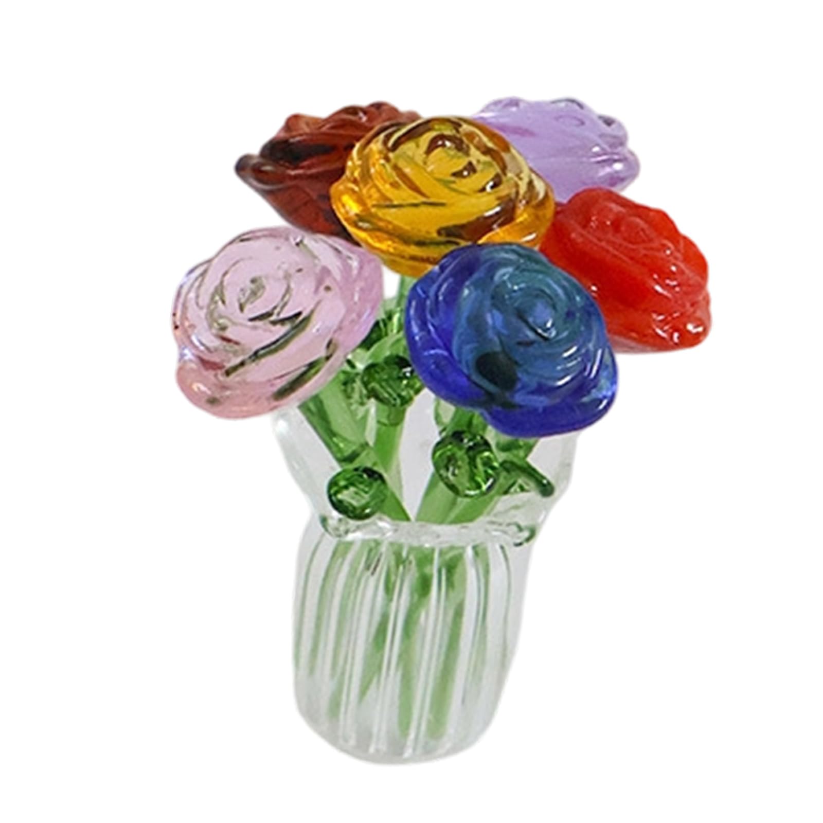 Limtula A Limtul Premium Simulated Florals Rrangement With Clear Vases For Giving Occasion Daisys Flowers Bouquets