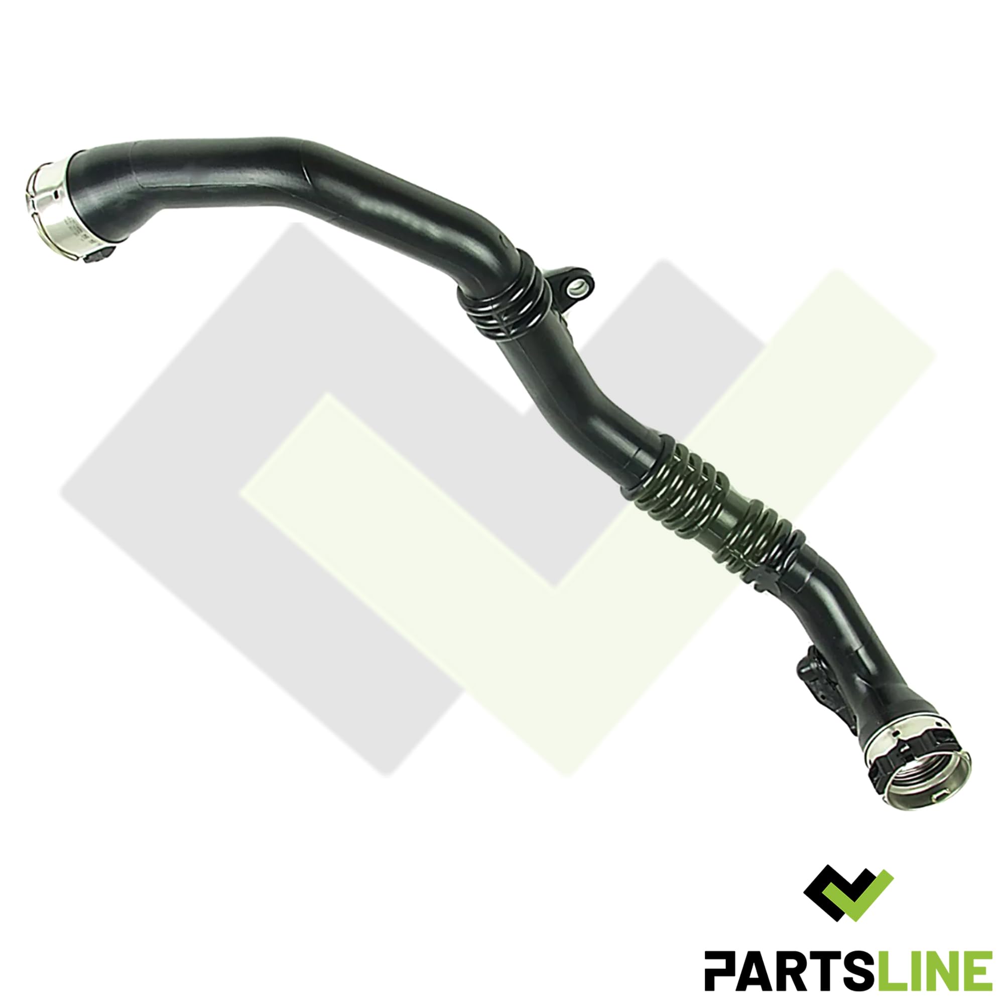 Partsline Durite d'air de turbocompresseur compatible avec Dokker, Duster, Lodgy, Logan II, Sandero II, Captur I, Clio IV 1.5 dCi - 144604599R 144608527R
