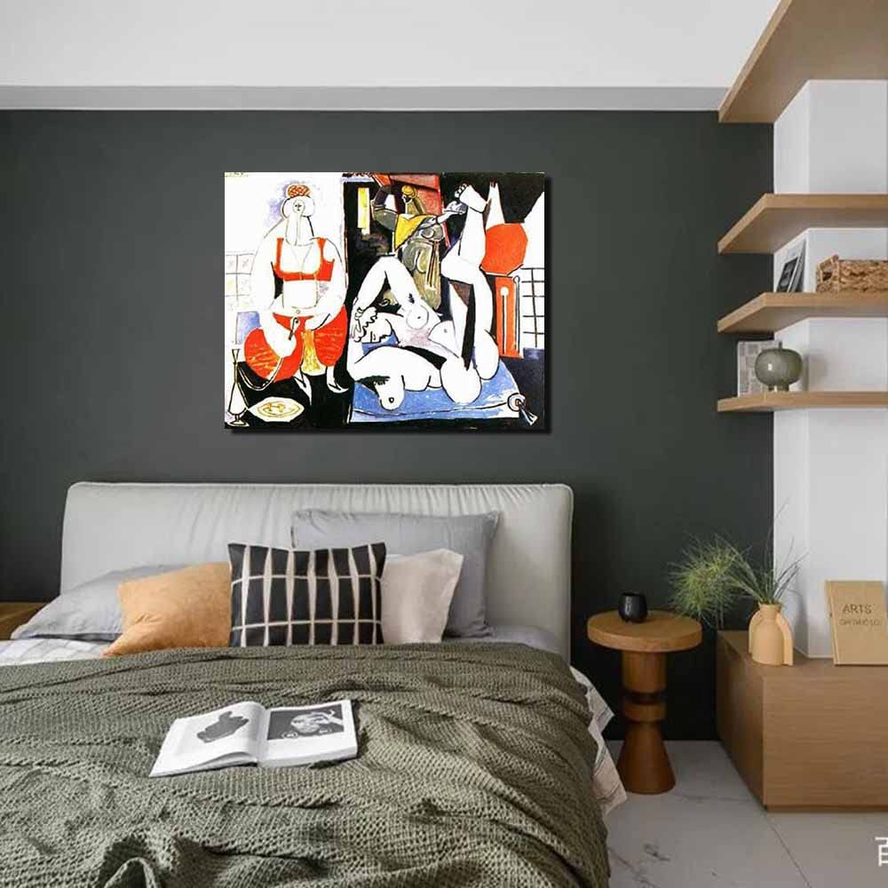 パブロ・ピカソ、Woman of Algiers Amazon.co.jp: パブロ・ピカソWomen of Algiers 絵画 インテリア
