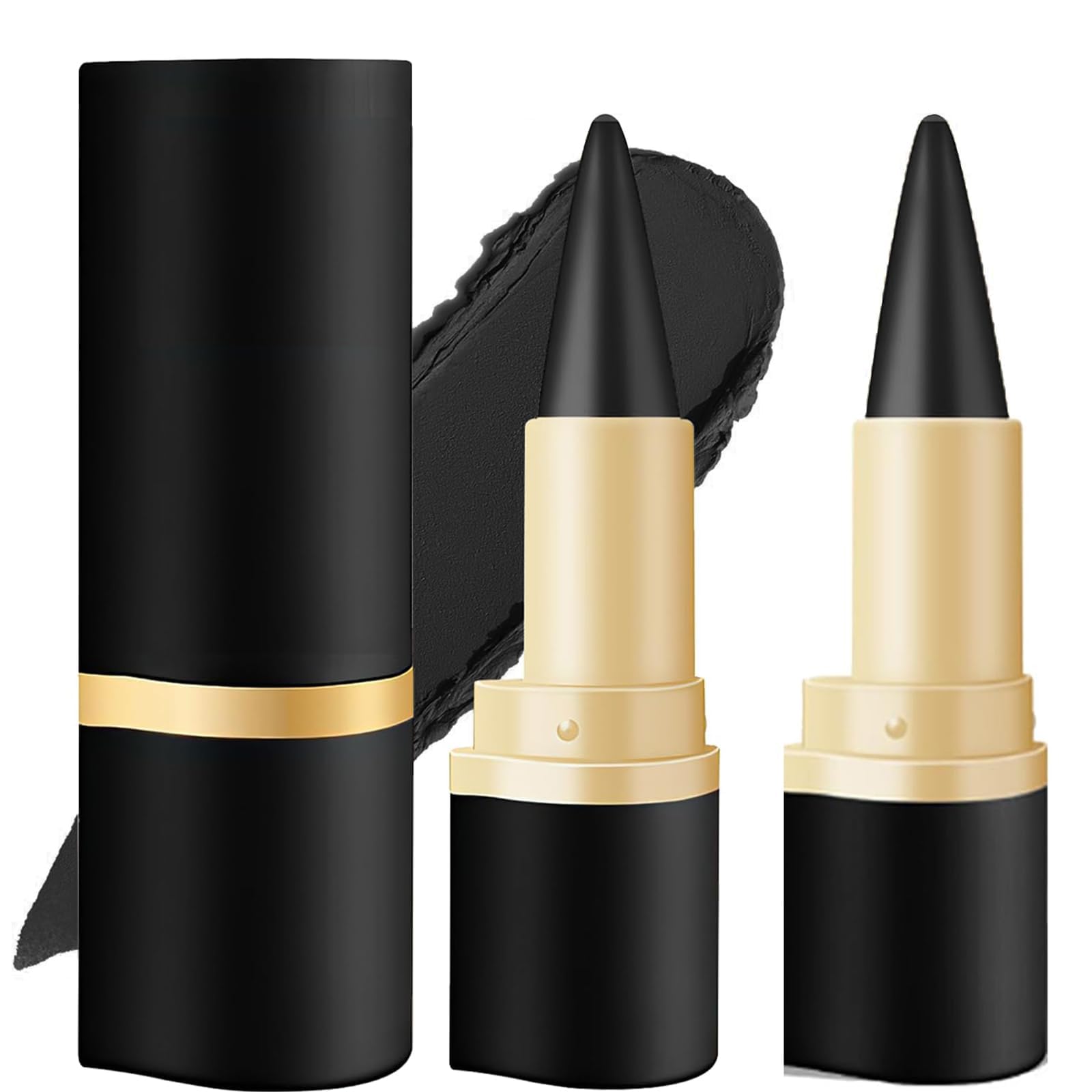 Matte Eyeliner Imperméable Noir à Haute Précision pour Maquillage Professionnel et Casual(Noir)  
Imperméable Longue Dur