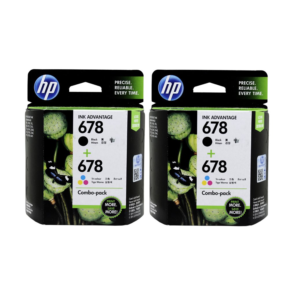 HP 678 Combo Pack - Black & Tricolor Ink Cartridge Pack of 2 (B01ITEVDSG) Amazon Price History, Amazon Price Tracker