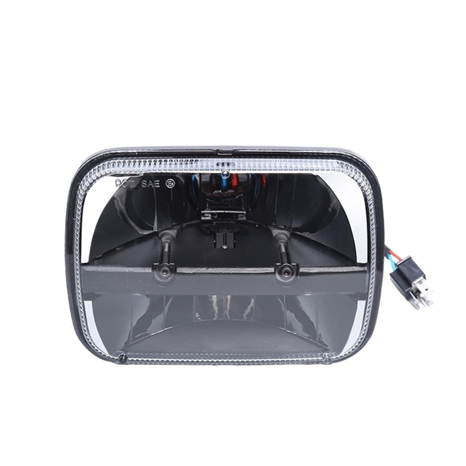 Faro Principale Auto Per Jeep Per Wrangler Per Cherokee XJ Per Fuoristrada Anabbaglianti/abbaglianti Fari Quadrati A LED Fari Quadrati A Auto Lampada 5x7 Pollici Fari Anteriori Assy(1 pcs)