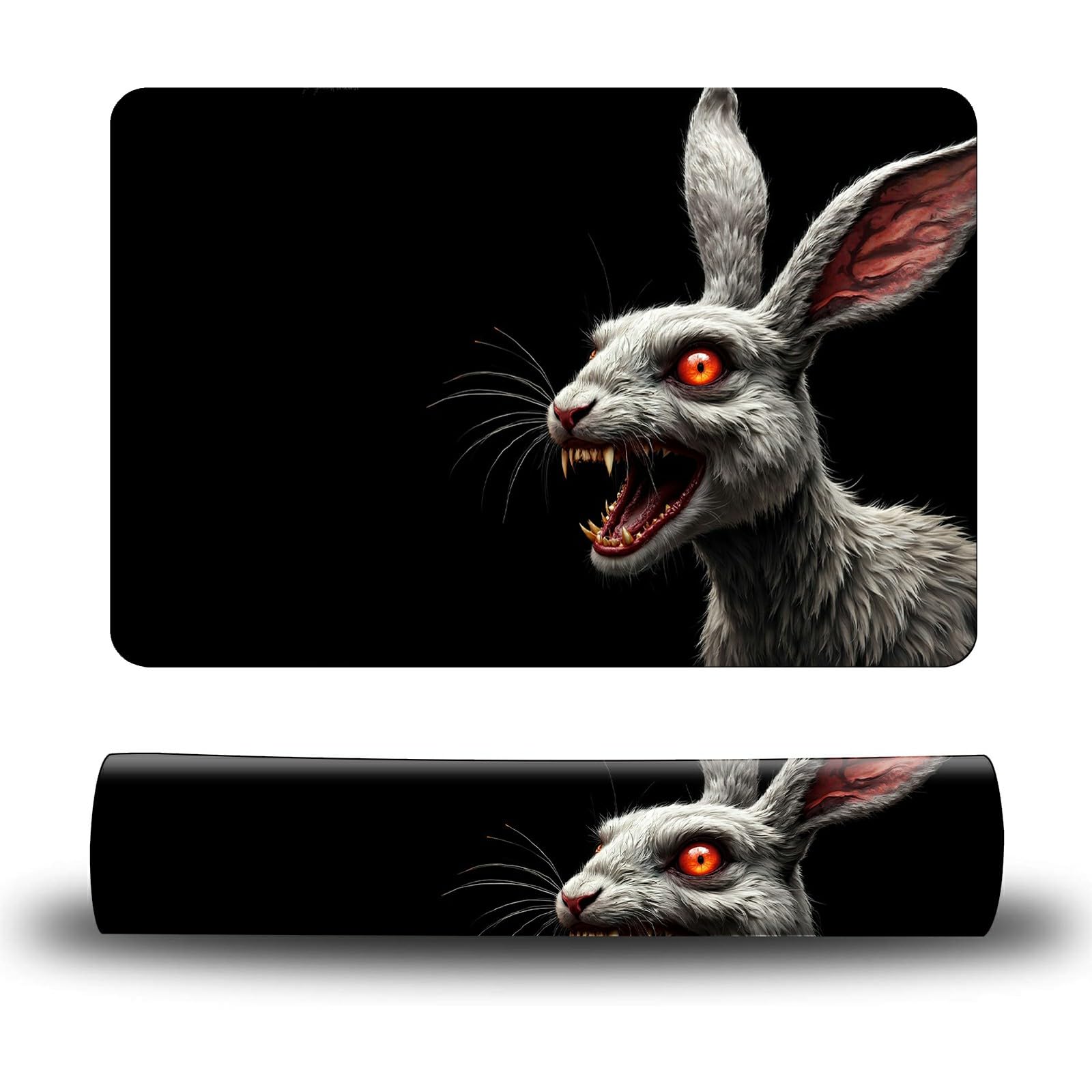 Dikoer Dog Food Mat, 15.7" x 23.6" Absorbent Pet Feeding Mat for Food and Water, Waterproof Diatom Mud Pet Placemat with Non-Slip Rubber Backing, Cat Bowl Mat for Floors - Gray Rat Darkness