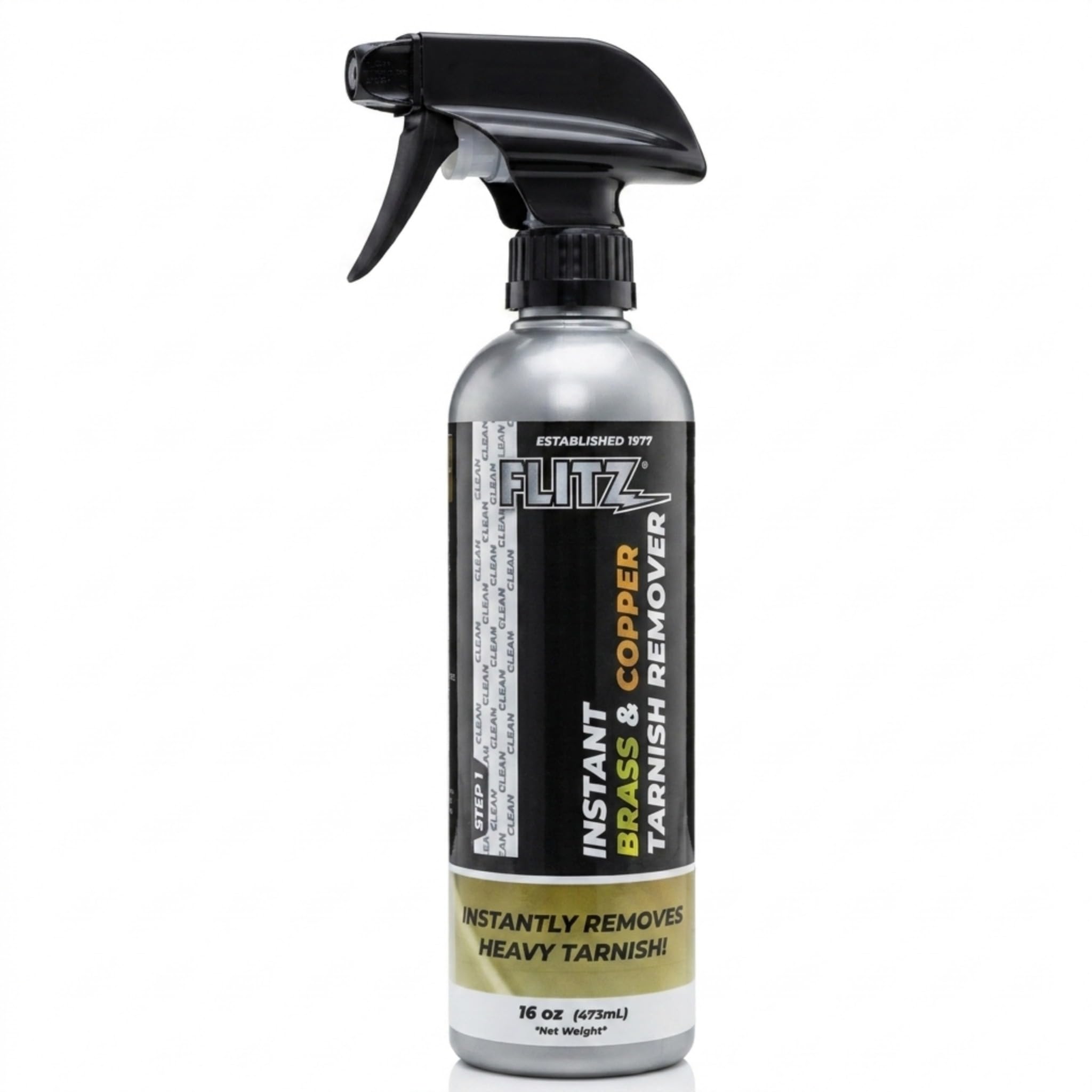 Flitz Instant Brass and Copper Tarnish Remover Spray Bottle