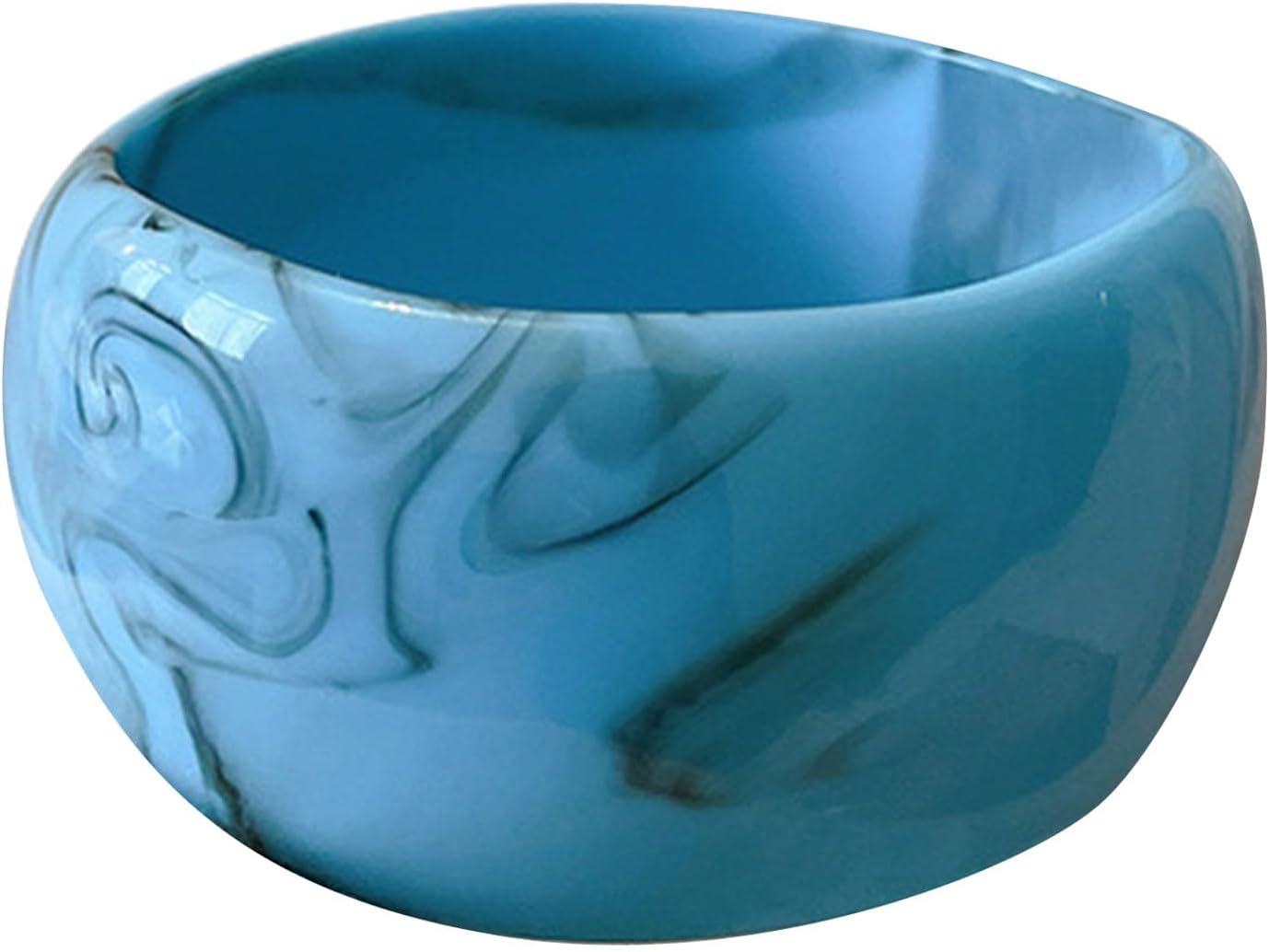 Wide Acrylic Bangles Geometric Round Bracelets Comfortable Bangle Acrylic Texture Suitable for Daily Party Wear Round Bangle