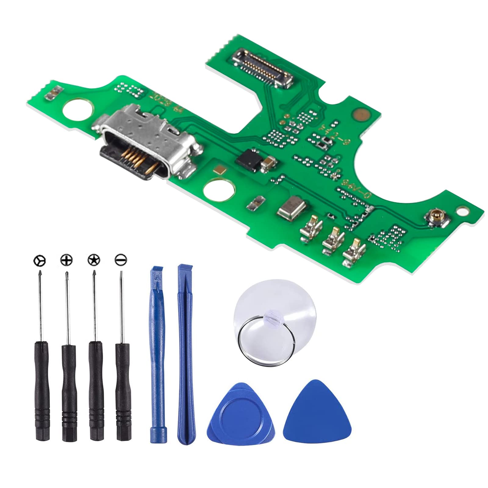 USB Charging Port Charging Port Flex Cable Replacement for T-Mobile Revvl 4+ Plus 5062W 5062Z USB Charger Dock Connector Board incl Tools