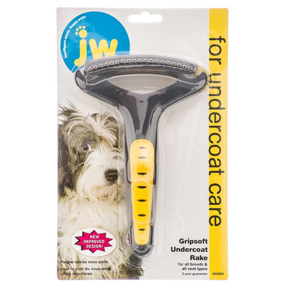 Pet Company GripSoft Undercoat Rake Regular Teeth Dog Brush
