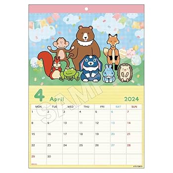 じゅんゆうカレンダー2024 壁掛けカレンダー 2024年シンプル壁掛けカレンダー カレンダー MONACA 通販